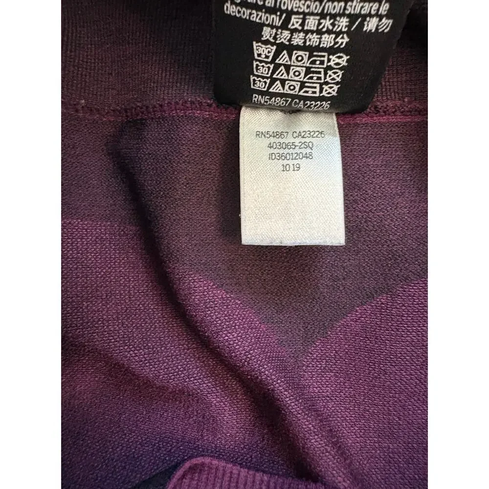 Victoria's Secret Pink Womens Seamless Leggings Purple Size Small Two-Tone Booty